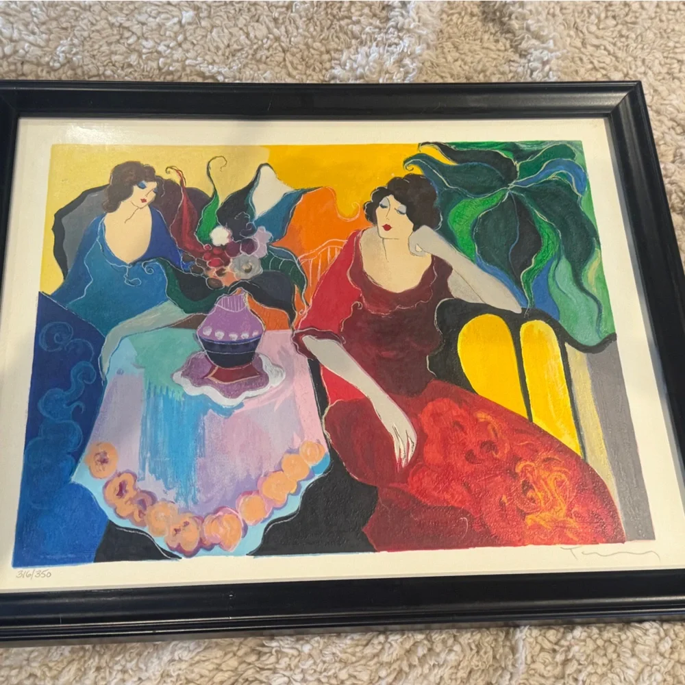 Vibrant Framed Art Print with Black Frame - Picture 5 of 6